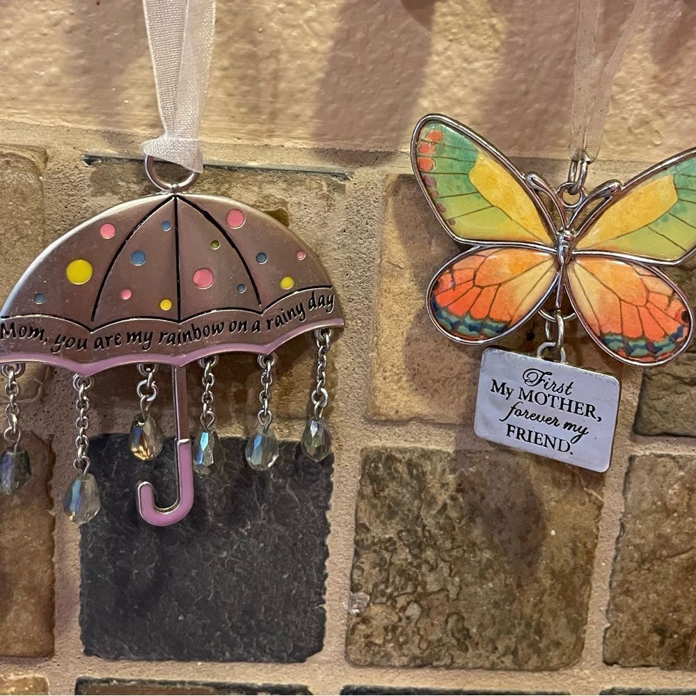 Jtop Gantz MOTHERS Ornaments Metal Umbrella and Butterfly